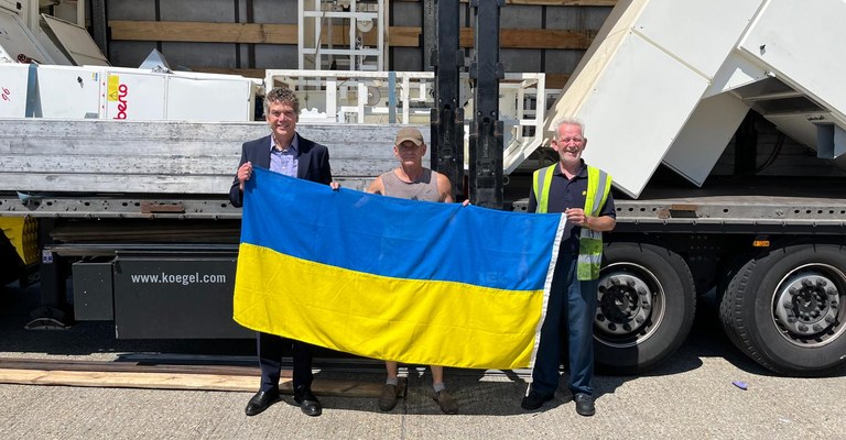 <span>International efforts and fresh bread continue to drive a sene of normality for ukranian locals</span>
<span/>