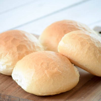 White Crusty Rolls and Sticks