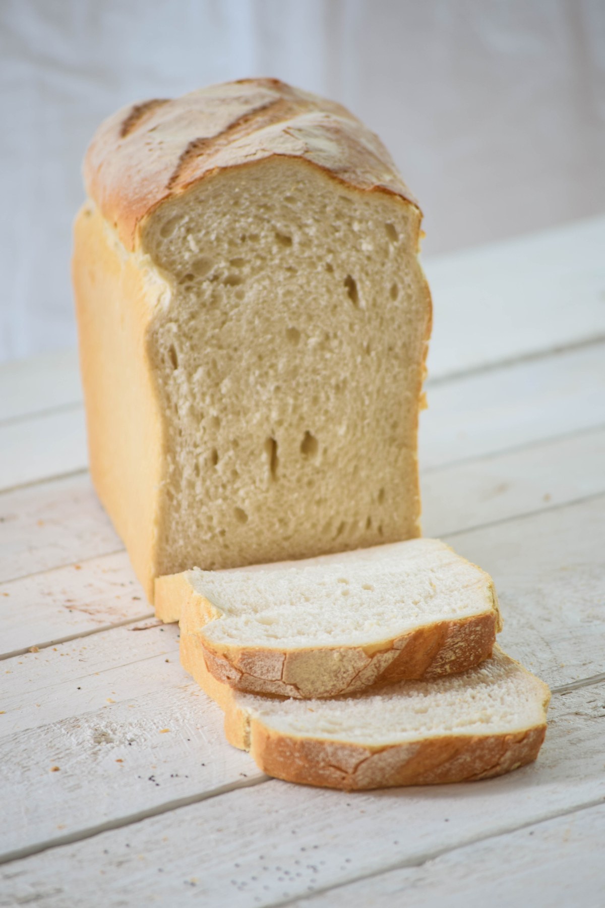 White Tin Bread and Bloomers Recipe