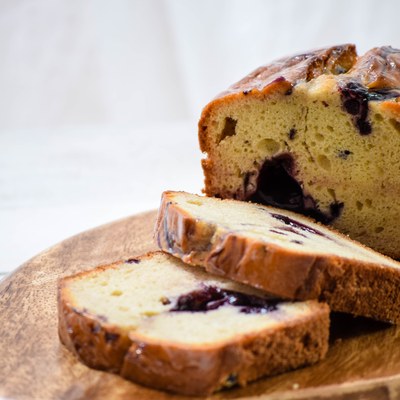 Blueberry Swirl Cake