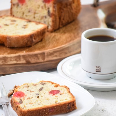 Cherry and Walnut Cake