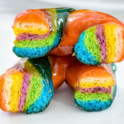 Rainbow Doughnut